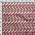 thumbnail image 3 of oneOone Cotton Poplin Fabric Tree Style Ikat Print Sewing Fabric BTY 42 Inch Wide, 3 of 4