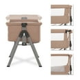 thumbnail image 2 of Dream On Me Lotus Bassinet and Bedside Sleeper in Brown, Lightweight, Carry Bag Included, 2 of 15