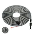 thumbnail image 3 of LABLT Stainless Steel Hose,Lightweight Metal Garden Flexible Water Hose,Shower Hose 25ft, 3 of 5
