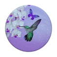 thumbnail image 3 of Soporte desplegable para teléfono móvil PopSockets, colibrí, color morado, 3 of 6