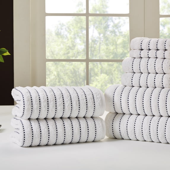 Superior Galyn Organic Cotton Wave 8-Piece Towel Set
