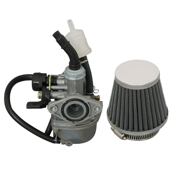 XR50 Carburetor PZ19 Carb w/ Air Filter Fuel Filter Kit Fit for Honda XR50 CRF50 50cc 70cc 90cc 110cc 125cc ATVs Dirt Bikes Go Karts