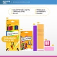 thumbnail image 5 of E-CLIPS USA Back to School Supplies Kit for Kids School Supplies Set School Supply Kit Colored Pencils For Kids Color Pencil Set Crayons Bulk for Cla, 5 of 5