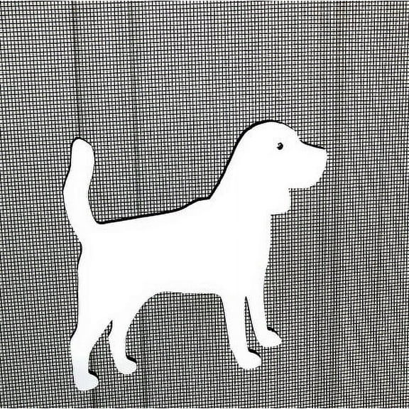 DCentral Beagle Dog Flexible Screen Magnet: Double-Sided Dcor; For NON-RETRACTABLE Screens, Multipurpose, Helps to Stop Walking into screens, Covers small tears in Screens, . Size 5.2" x 4.7"