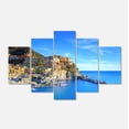 thumbnail image 2 of Manarola Village dans les Roches et la Mer - Impression Photo sur Toile de Plage, 2 of 3