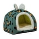 thumbnail image 4 of Cama para perros y gatos, nido para dormir con almohada acolchada extraíble, perrera lavable y suave Azul, 4 of 9