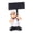 C, variant on KGJQ Cafe Character Figurine, with Blackboard Decor, Resin Cartoon Chef Figurine Ornament, for Kitchen Restaurant or Home Decor