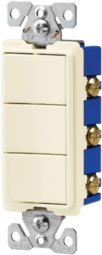 Cooper Wiring Devices 7729LA-SP 15-Amp 3-Way 120-Volt Decorator Heavy