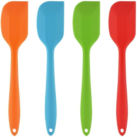 

Silicone Spatulas Silicone Utensils Heat Resistant Non-Stick Non-Toxic BPA Free Baking Pastry Tool Set of 4