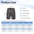 thumbnail image 4 of Cauagu Colorful Fish Print Swim Trunks for Men,Youth Boys Swim Shorts Compression Liner Beach Shorts Boys' Swimming Shorts 7-20 Years Bathing Suit-Large, 4 of 7