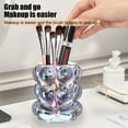 thumbnail image 6 of WNFJR Glass Makeup Brush Holder, Cosmetic Brush Storage Organizer Holder, Storage Pot Cup for Vanity, Office, Home Decor, 6 of 6
