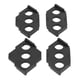 thumbnail image 5 of 4PCS C Corner Templates Woodworking Router Trimmer Template Straight Bevel Corner Locating Template Black, 5 of 5