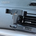 thumbnail image 2 of For Mercedes Benz W206 Carbon fiber pattern Car bracket Angle Adjustable Mobile Stand Smartphone GPS Support Mount Auto Air Vent  Bracket, 2 of 10