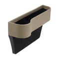 thumbnail image 6 of Jiandong Car Seat Filler Car Main Driver Seat Gap Filler Organizer Drop Catcher Pocket Between Seat and Console (Beige)(10.24X6.3X2.17Inch), 6 of 10