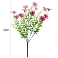thumbnail image 5 of ZOELNIC 6PCS Artificial Flower Simulated Easy Care Plastic Assorted Violet Fake Flower Decor for Home,Yellow, 5 of 8