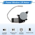 thumbnail image 6 of Unique Bargains Front Right Passenger Side Power Window Regulator Lift Motor for Honda CR-V 2002-2006 No.742851/72210S9AA02 2 Pins Car Window Glass Lift Motor, 6 of 7