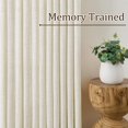 thumbnail image 3 of Cortinas RAIN CITY de 94 pulgadas en mezcla de lino crema natural, 3 of 7