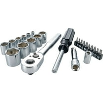 Craftsman CMMT12012L 3/8 in. Drive 6 Point SAE Mechanics Tool Set (24-Piece)