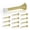 Gold, variant on Door Stoppers, 12 Pack Spring Door Stops with Rubber Bumper, Satin Nickel Door Stoppers for Bottom of Door
