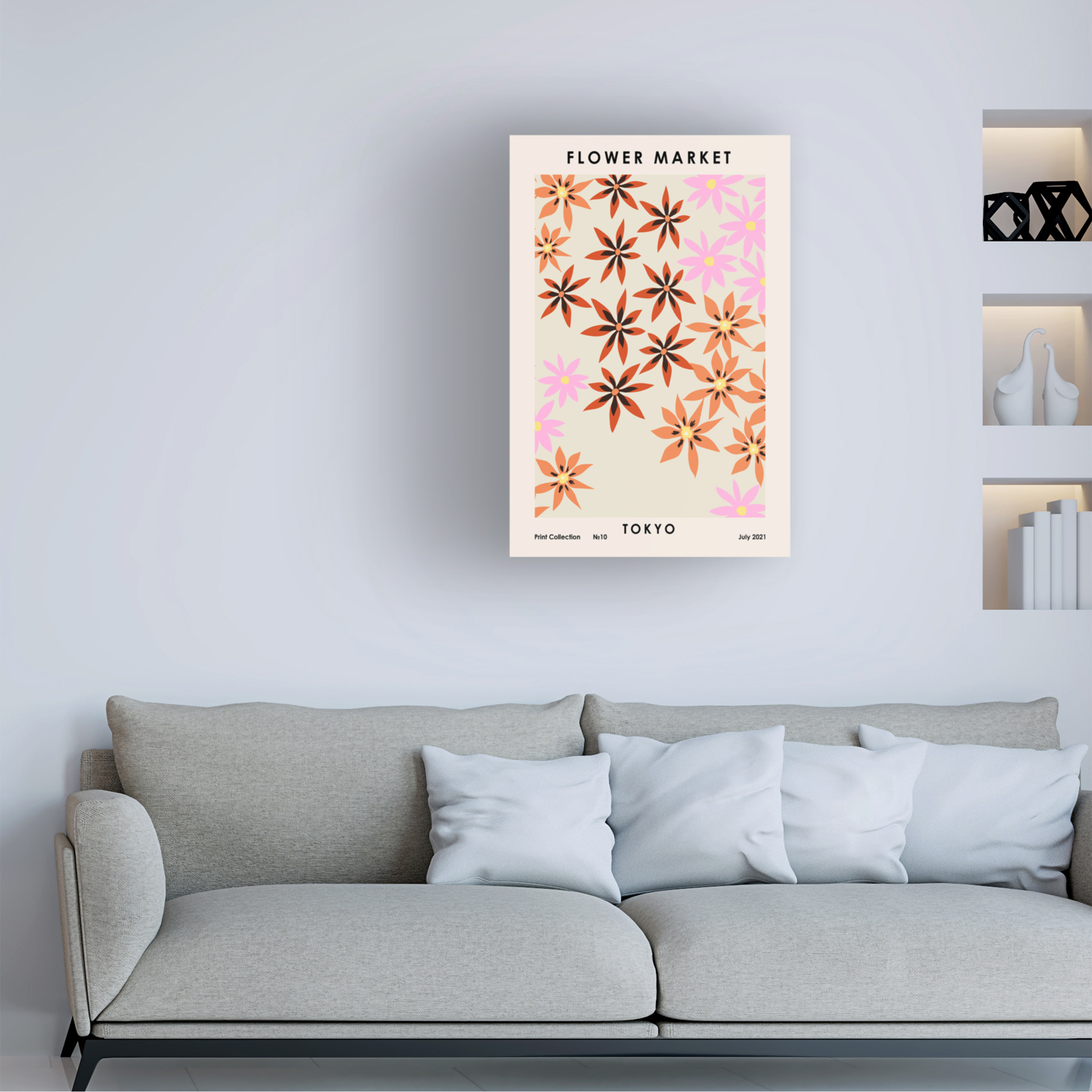 NKTN 'Flower Market Tokyo' Canvas Art