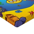 thumbnail image 2 of Ambesonne Yellow Submarine Fitted Sheet, Nautical, Twin XL Size, Blue Yellow, 2 of 3