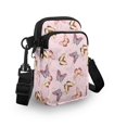 thumbnail image 3 of HELLHERO Hummingbird Rose Polyester Travel Crossbody Purse Double-layer Daily Commute or Casual Outings Lightweight, 3 of 7