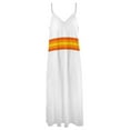 thumbnail image 4 of Robe Sans Manches Blanche Étoile Filante Robe d'Invité de Mariage 2024 Robe pour Femmes, 4 of 4