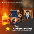 thumbnail image 2 of Yatskia Moonlight Blue Parrot Urns for Human Ashes Adult Man, Mini Memorial Urn for Ashes for Women, Funeral Burial Urn for Adult Ash, (Classic Pack of 1, 3 Inch), 2 of 8