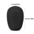 thumbnail image 5 of YIEMEEN 2/5/10Pcs Comfortable Microphone Filter Foam Cover Microphone Windscreen for Vxi B350XT 3450-XT Gaming Headphones, 5 of 11