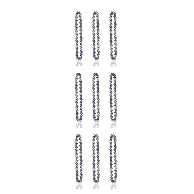 Eigraketly Mini cadena de motosierra Universal de 4 pulgadas, repuesto para jardín, patio, sierra eléctrica de mano, accesorio de cadenas de Type1 NO1