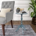 thumbnail image 2 of Decor Therapy Simplify Round Pedestal Accent Table, 24" x 15" x 15" - Antique Navy, 2 of 5