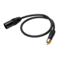 thumbnail image 1 of Cable XLR Macho A AV, Núcleo De Cobre XLR A Cable AV, Conector Chapado En Oro De 3 Pines Para Micrófono Estéreo, 1 of 7