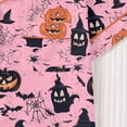 thumbnail image 5 of MEZZALL Girls Halloween Print Sleepwear Cozy Short Sleeve Lapel Button Shirts Blouse Tops With Shorts For Kids Comfortable Pajama Sets Cute Holiday Nightwear, 5 of 8