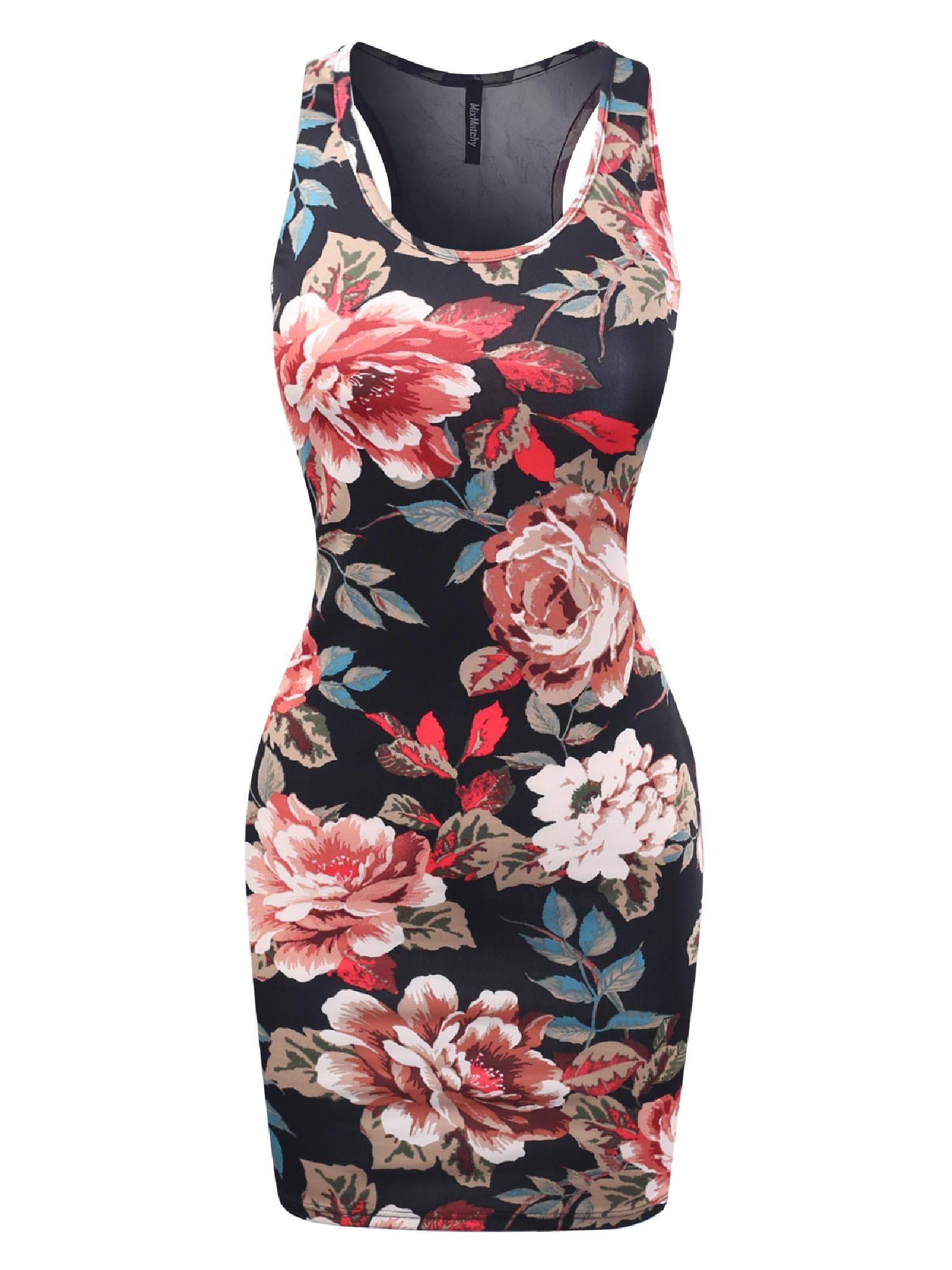 Sexy Round Neck Mini Dress.