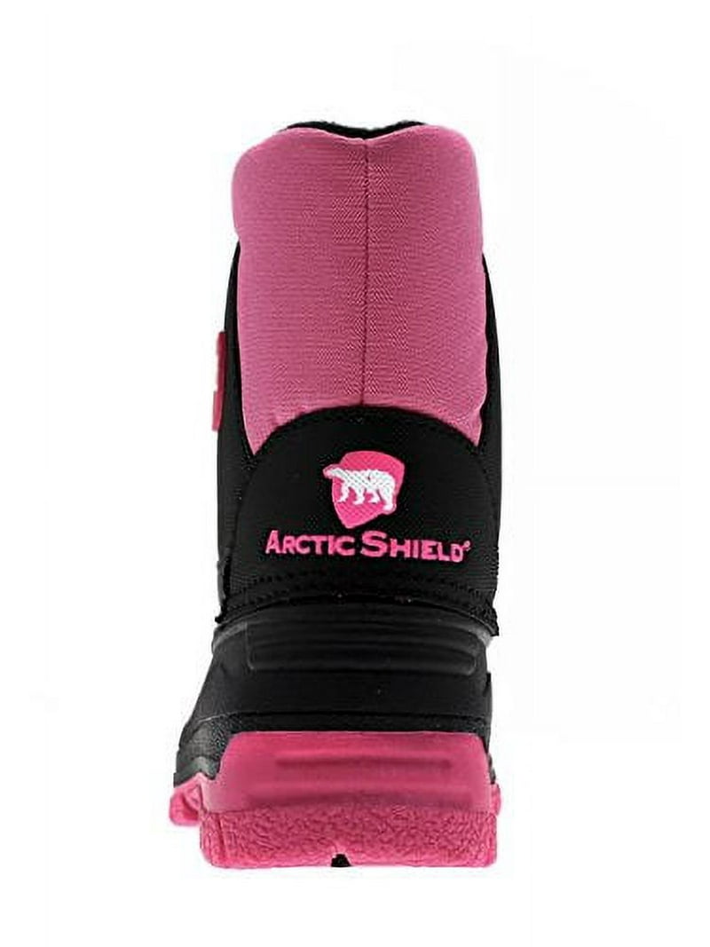 HOBIBEAR Stivali da neve per bambini, impermeabili, caldi, imbottiti, in pelliccia sintetica, grigio., 30 EU