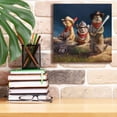 thumbnail image 6 of Epic Graffiti 'Amarillo Sod Poodles' by Lucia Heffernan, Canvas Wall Art, 12"x12", 6 of 8