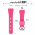 thumbnail image 4 of Mignova Watch Band For LG Watch R W100/LG Watch Urbane W150,Sport Silicone Strap Quick Release Soft Rubber Replacement Watch Bands for LG Watch R W100/LG Watch Urbane W150(Pink), 4 of 6