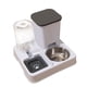 thumbnail image 5 of Comedero automático para mascotas con doble cuenco y gran capacidad, estación de alimentación antivuelco gris blanco, 5 of 9