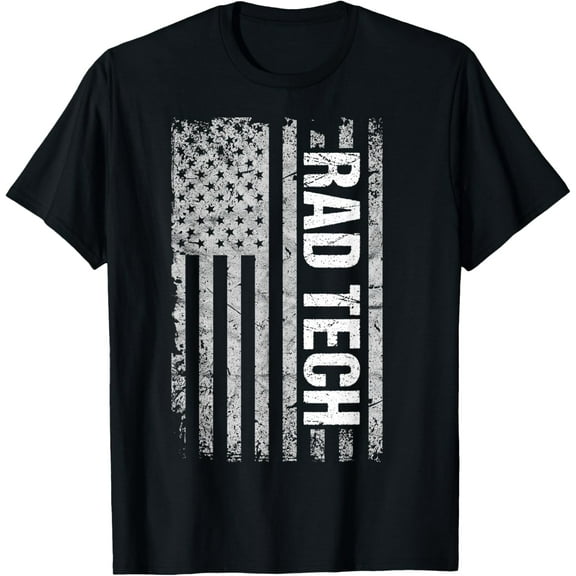 Rad Tech American Flag Radiology Gift T-shirt T-Shirt