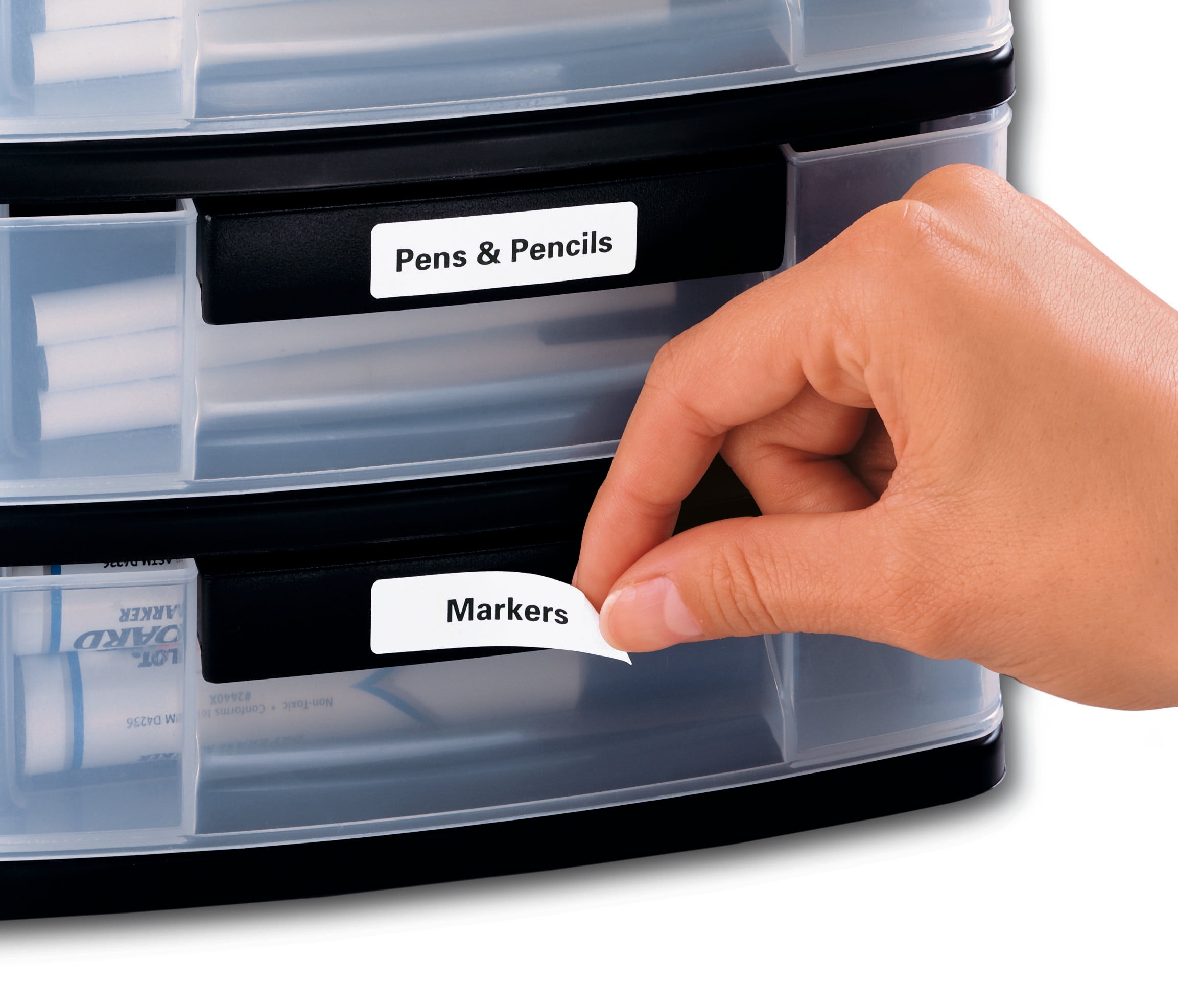 Avery® Removable Laser/Inkjet ID Labels, 6467, Multipurpose, 1/2" x 1 3/4", White, Pack Of 2,000