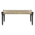 thumbnail image 4 of Winchester Bench Natural Seagrass Seat Gray Frame K/D Legs, 4 of 6