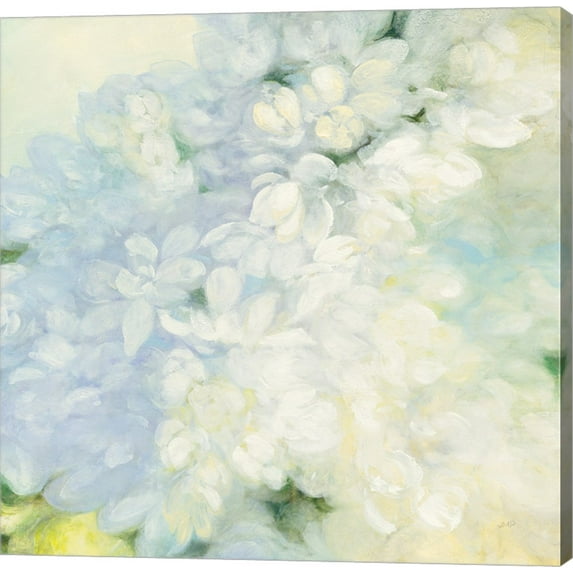 White Lilacs Bright by Julia Purinton, Canvas Wall Art