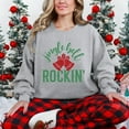 thumbnail image 4 of Jingle Bell Rockin' Bell Glitter -  Women's Sweatshirt, 4 of 11