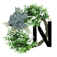 thumbnail image 1 of Unique Last Name Year Round Front Door Wreath With Bow Welcome Sign Garland 26 Letter Farmhouse Wreath For Front Door Spring All Seasons Outside Hanger Oversized Christmas Wreath, 1 of 3
