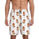 thumbnail image 1 of Balery Cute Little Pirate Red Panda Pantalones cortos de pijama de punto de algodón para hombre con cinturilla y bolsillos-3X-Large, 1 of 6