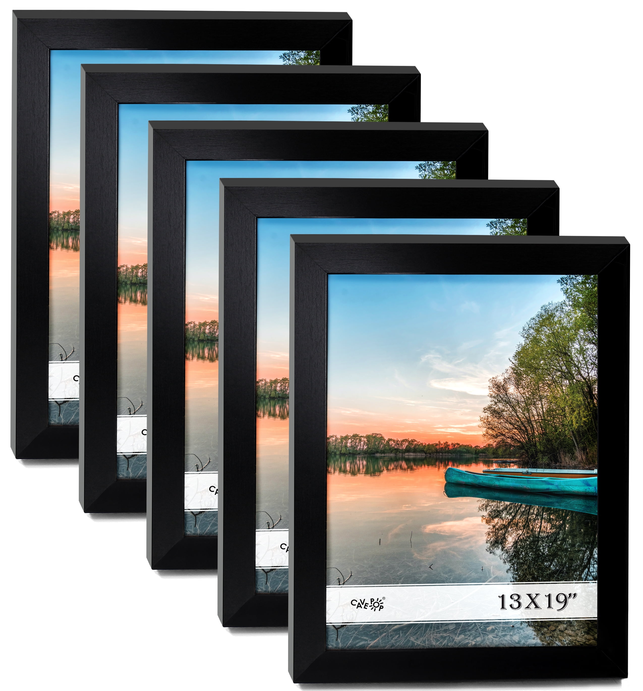 Designed to Display Vertically or Horizontally 13x19 Black Poster Frame 