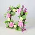 thumbnail image 5 of Artificial Wreath for Spring Front Door Greenery Wreaths Summer Leaf Wreath Artificial Green Leaves Wreaths UV Resistant Boxwood Wreath for the Front Door, 5 of 9