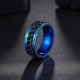 thumbnail image 2 of Mens Anxiety Rings Fidget Rings For Men Women Chain Spinner Rings For Kids Teen Titanium Steel Rings, 2 of 5