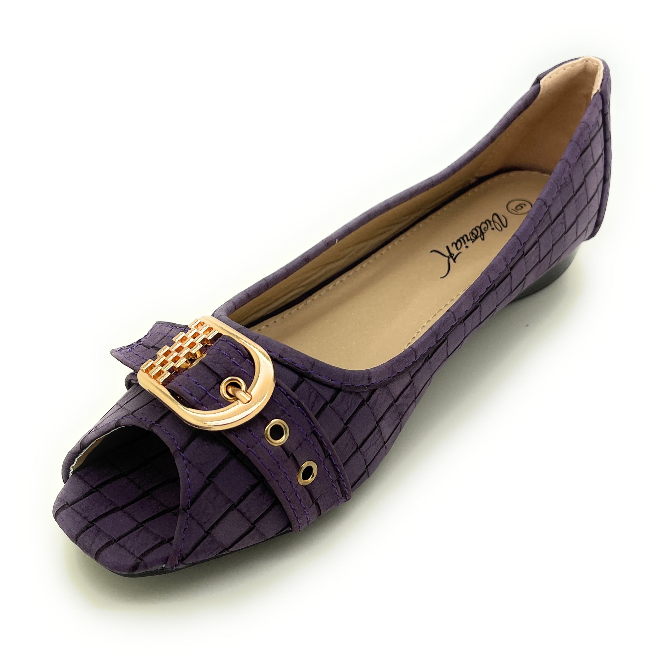 Open Toe Wedge Flat