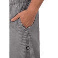 thumbnail image 3 of Chef Works Men’s Chef Pants, Black Baggy Chef Pants for Men with Elastic Waist and Pockets, Small, 3 of 5